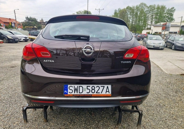 Opel Astra cena 37900 przebieg: 121200, rok produkcji 2014 z Rybnik małe 407